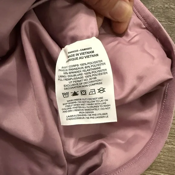 NWT Nike Women's Pink Puffer Therma Running Vest FB7537-523 Sz S Loose Fit $120 - Picture 6 of 12